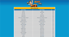 Desktop Screenshot of highscores.gameark.com